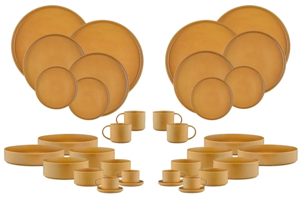 Björn Geschirr - Set SCANDI - 36 tlg. - Ocker kaufen Bjorn Schweiz Webshop Onlineshop