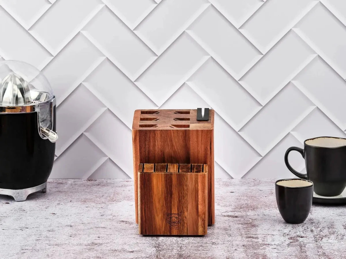 Björn Küchenmesserblock JENSEN LOVIISA - 14 tlg. - Braun,Schwarz kaufen Bjorn Schweiz Webshop Onlineshop