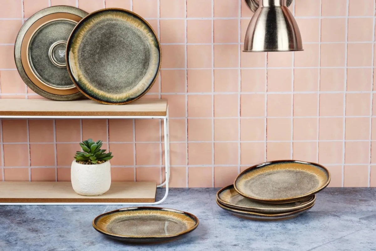 Björn Teller - Set GENESIS Ø20,5cm - 6 tlg. - Basalt kaufen Bjorn Schweiz Webshop Onlineshop