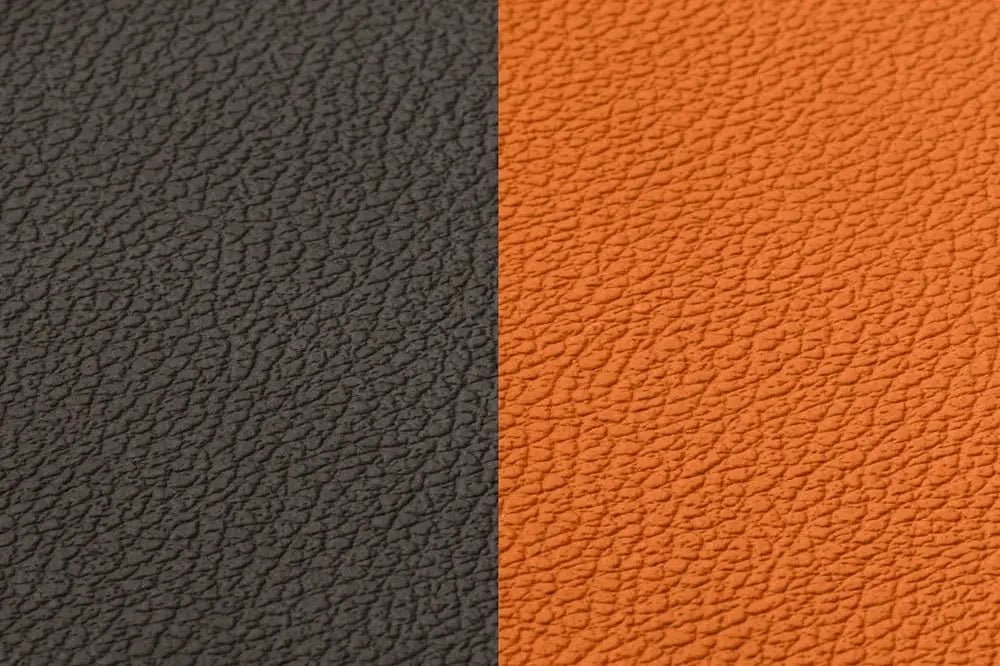 Björn Wendbares Tischset "rechteckig" - recyceltes Leder - 6 tlg. - Orange/Braun kaufen Bjorn Schweiz Webshop Onlineshop